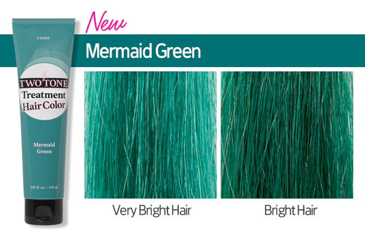 ETUDE Two Tone Hair Color Treatment: Mermaid Green