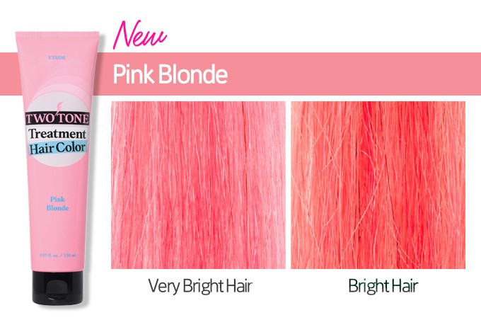 ETUDE Two Tone Hair Color Treatment: Pink Blonde