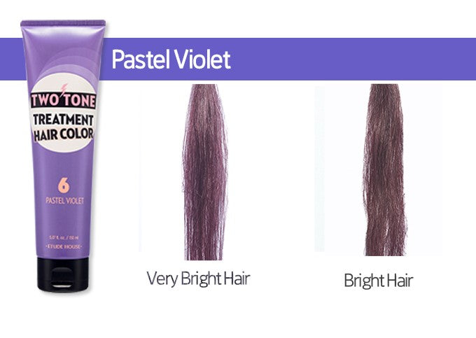ETUDE Two Tone Hair Color Treatment: Pastel Violet